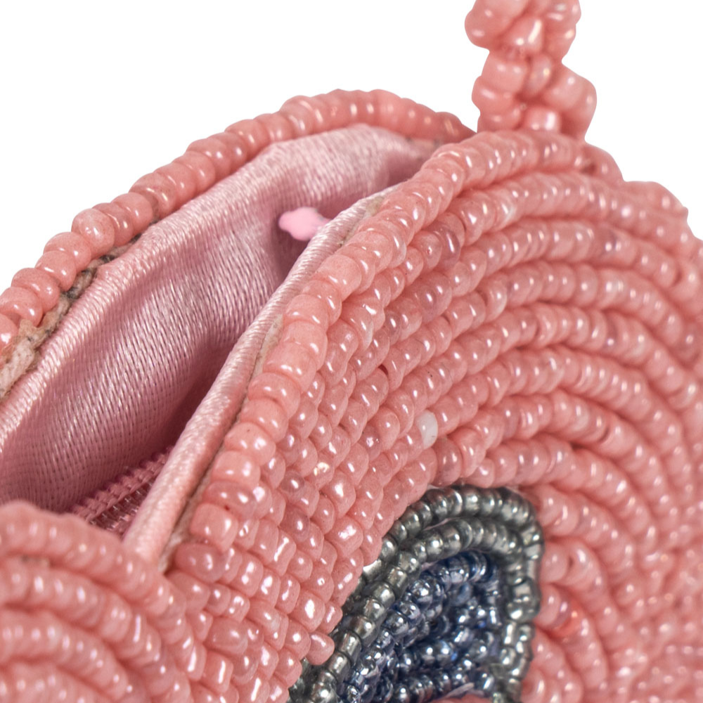 Konges Slojd Torebka Beaded dla dziewczynki w kształcie serca Amarena