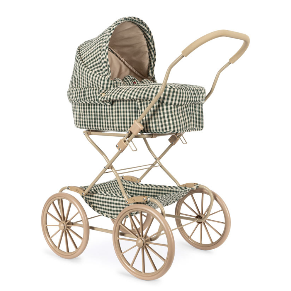 Konges Slojd Wózek dla lalek  vintage Smoke Pine Check