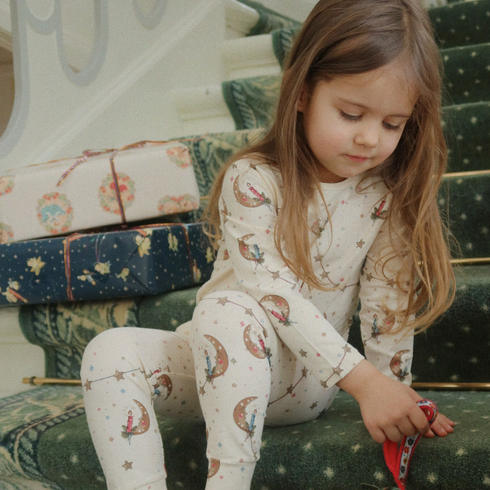 Konges Slojd Bawełniany Komplet dziecięcy Luna