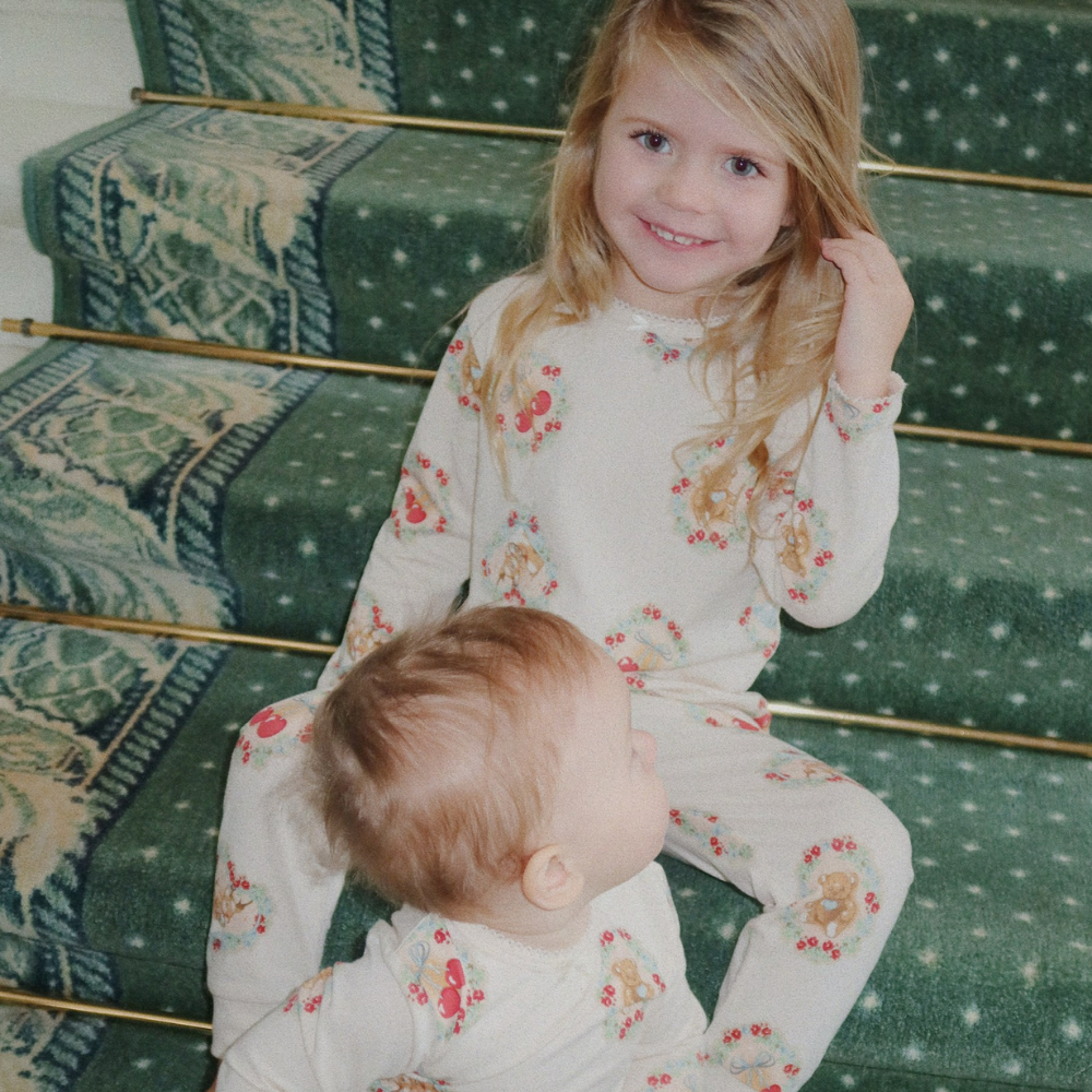 Konges Slojd Bawełniany Komplet dziecięcy Deer Diary