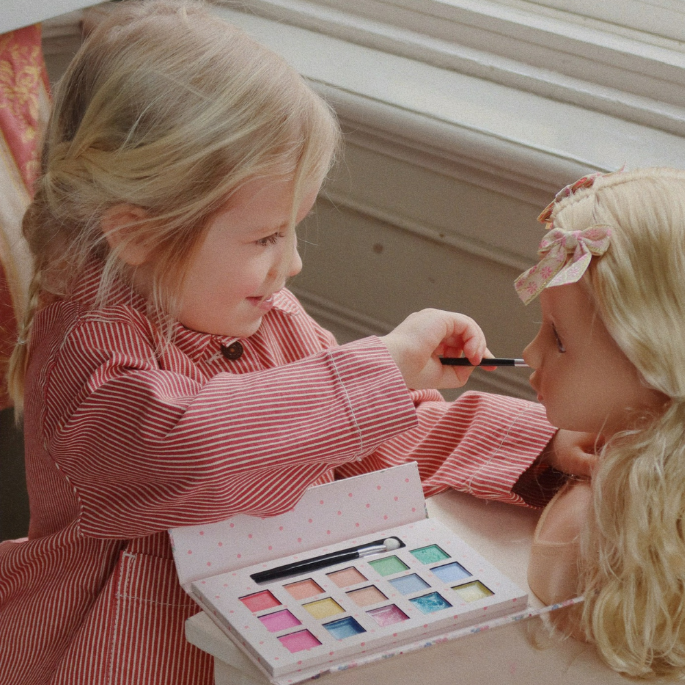 Konges Slojd Koszula dziecięca bawełniana Luc Milk Rouge Stripe