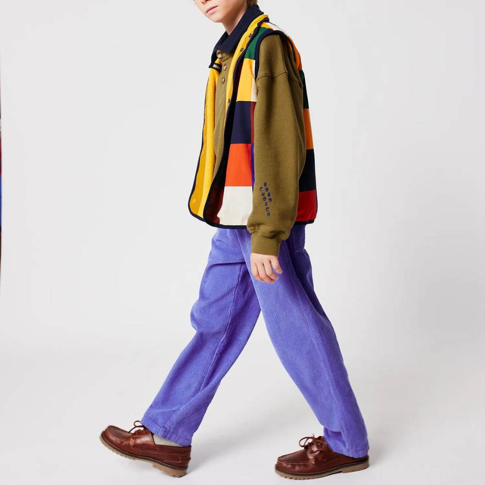 Bobo Choses Spodnie dla dzieci sztruksowe Lilac