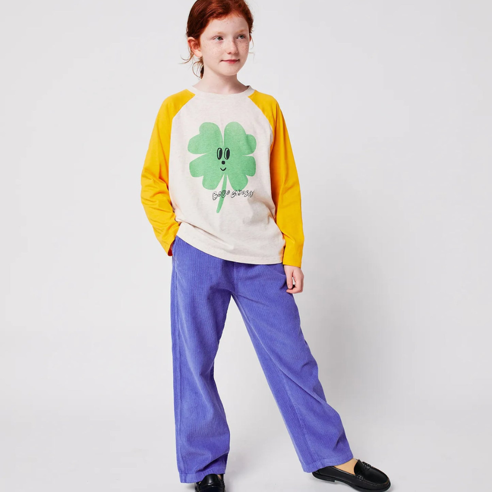 Bobo Choses Spodnie dla dzieci sztruksowe Lilac