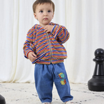 Bobo Choses Spodenki dla dzieci Roll The Dice Navy Blue