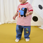 Bobo Choses Spodenki dla dzieci Roll The Dice Navy Blue