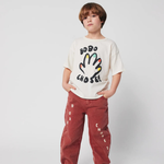 Bobo Choses Koszulka dla dzieci Have Fun Offwhite