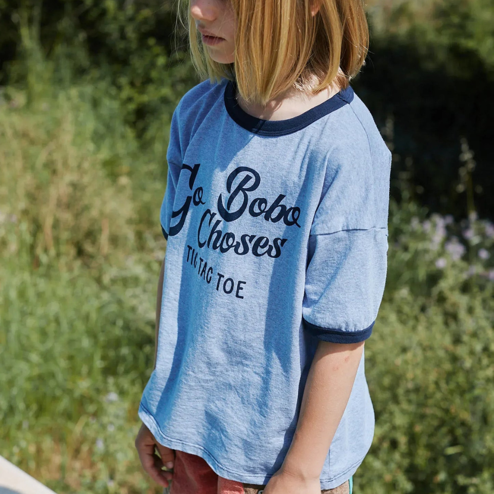 Bobo Choses Koszulka dla dzieci Go Bobo Light Blue