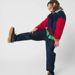 Bobo Choses Spodnie dżinsowe Tic Tac Toe Navy Blue