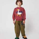 Bobo Choses Spodnie cargo Tic Tac Toe Khaki