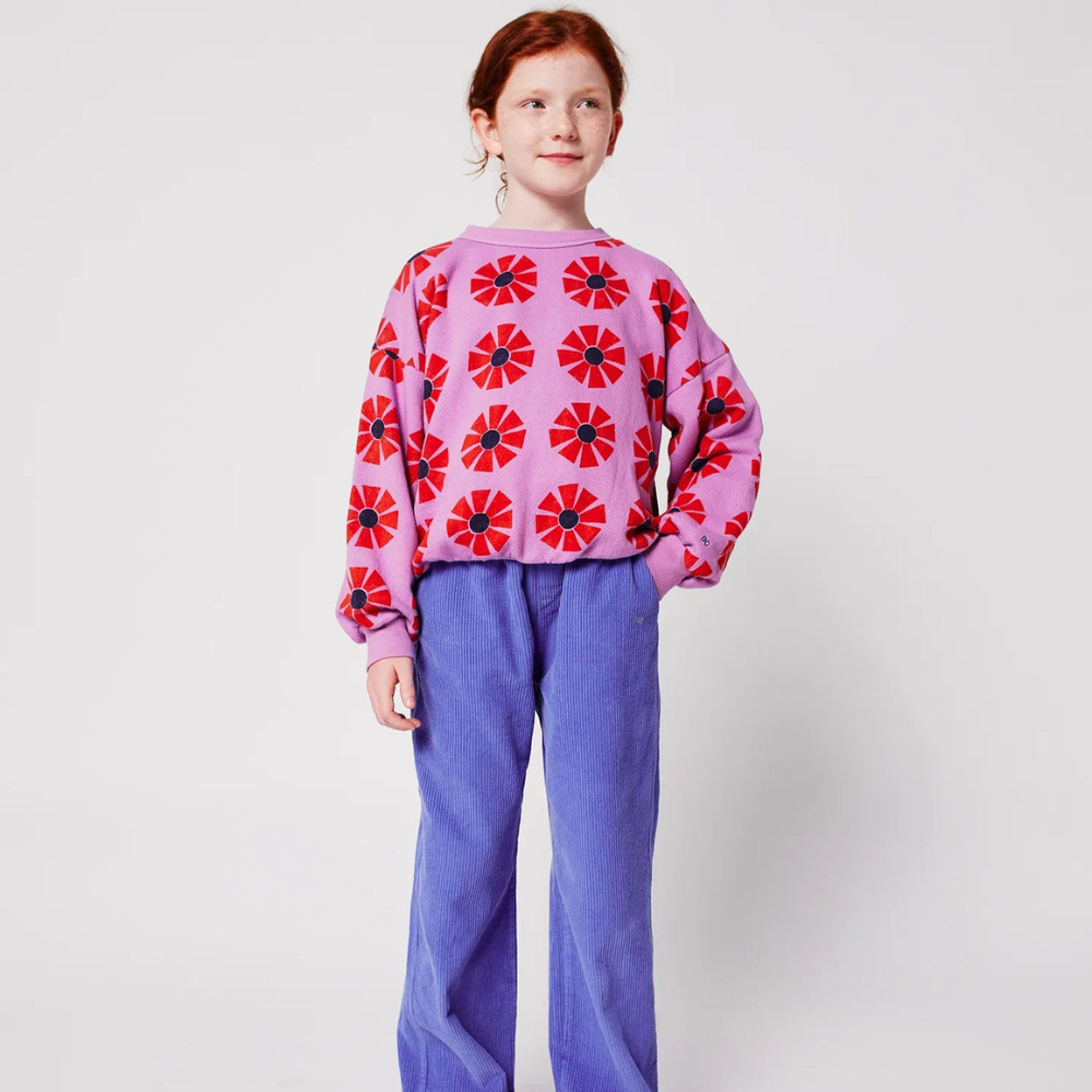 Bobo Choses Bluza dziecięca Kaleidoscope All Over Purple