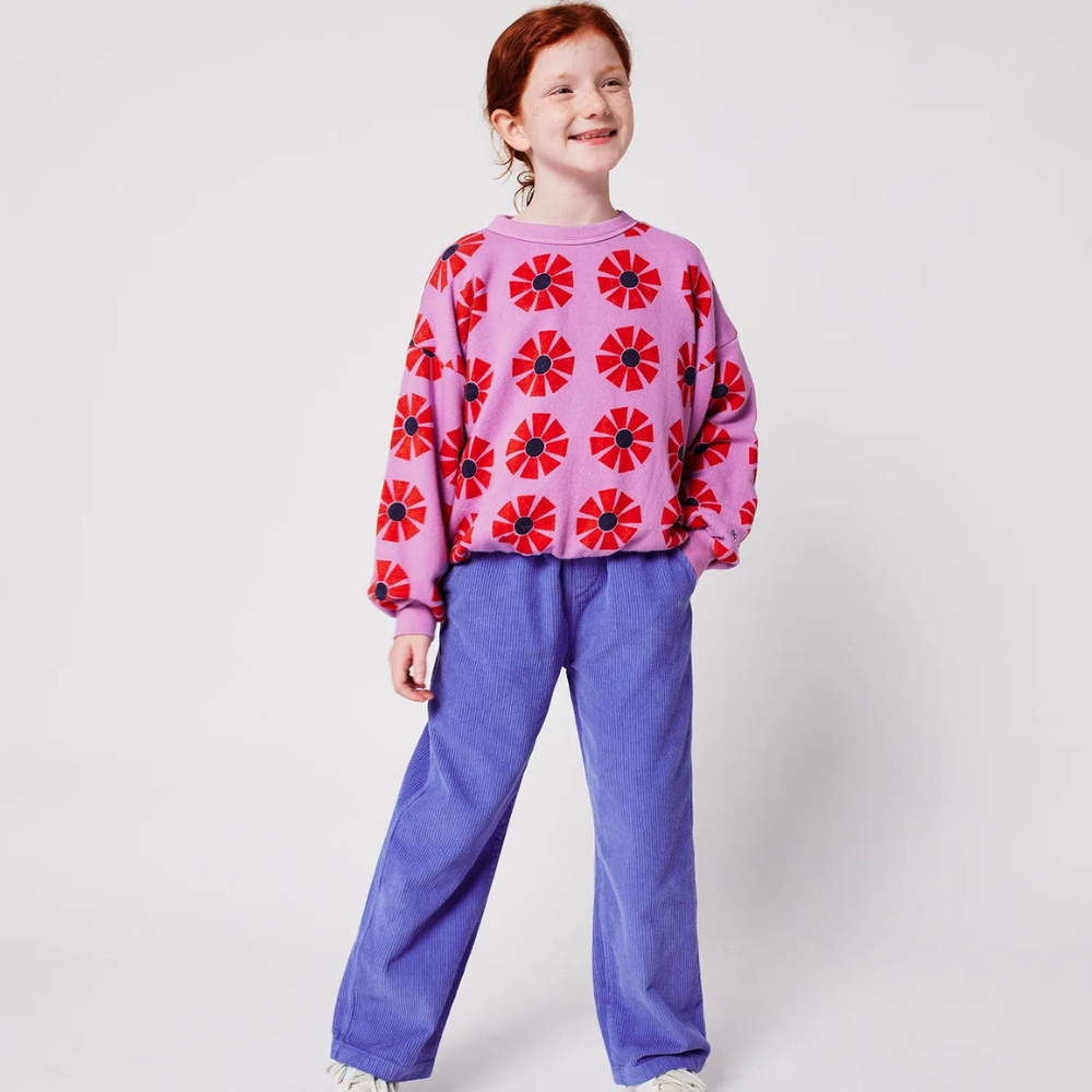 Bobo Choses Bluza dziecięca Kaleidoscope All Over Purple