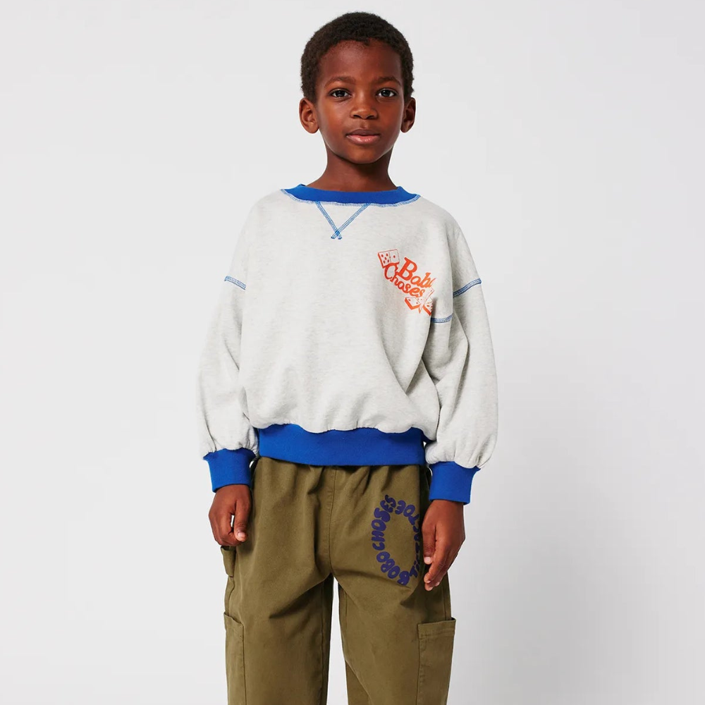 Bobo Choses Bluza dziecięca Dominos Light Heather Grey