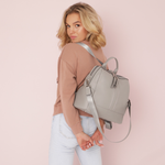 Joissy Plecak i torba dla mamy 2w1 Mini cool gray