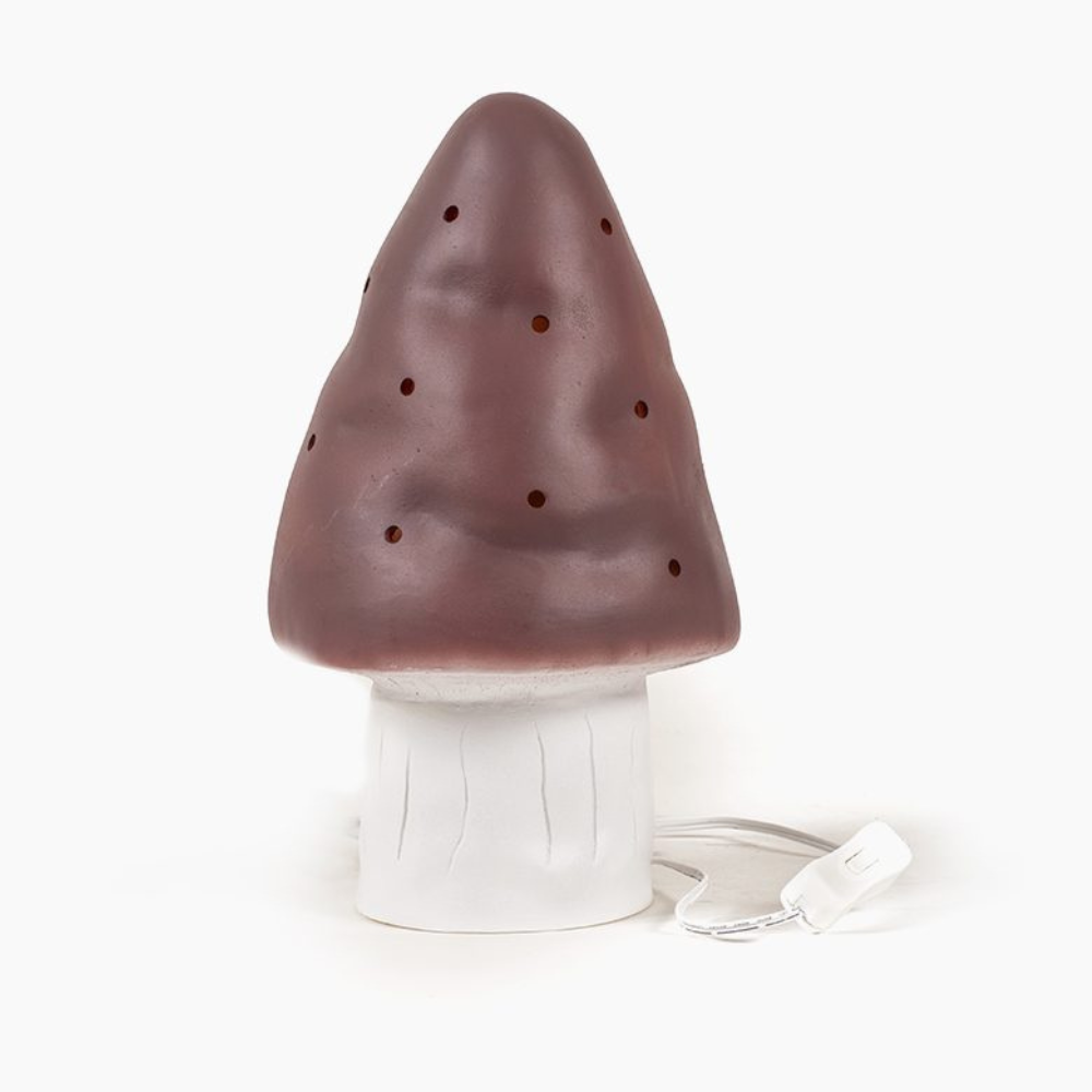 Minikane Lampka nocna w kształcie grzybka ciemny róż