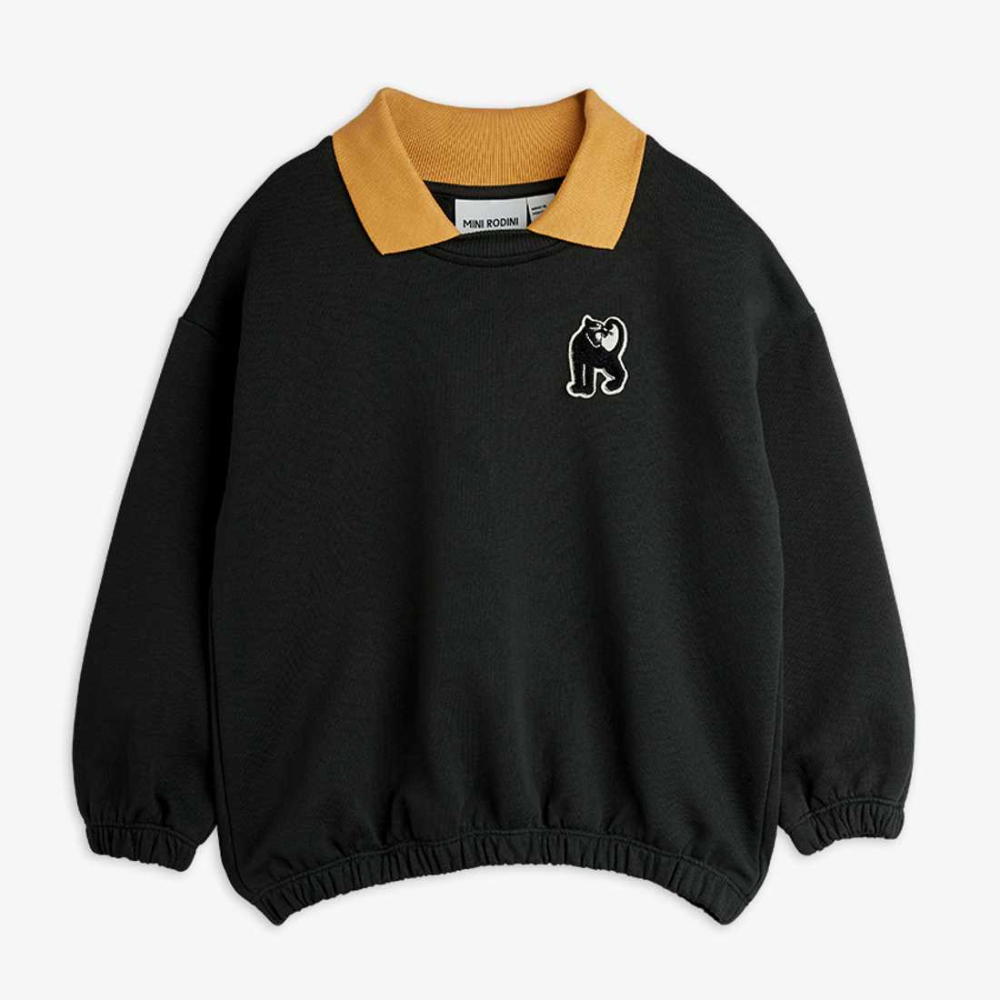 Mini Rodini Bluza dziecięca Panther Patch Black