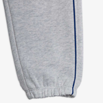 Mini Rodini  dziecięce spodnie dresowe z lamówką Grey Melange