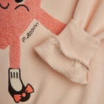 Mini Rodini bluza dziecięca Heart in shoes Pink