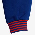 Mini Rodini dziecięce spodnie dresowe striped rib Blue