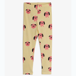 Mini Rodini Legginsy dziecięce Doggies aop Yellow