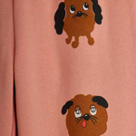 Mini Rodini dziecięce spodnie dresowe Doggies Pink