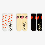 Mini Rodini skarpetki antypoślizgowe 3-pak Doggie Multi