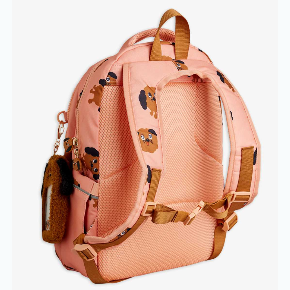 Mini Rodini Plecak dziecięcy Doggies aop Pink