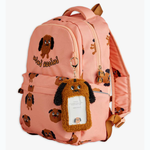 Mini Rodini Plecak dziecięcy Doggies aop Pink
