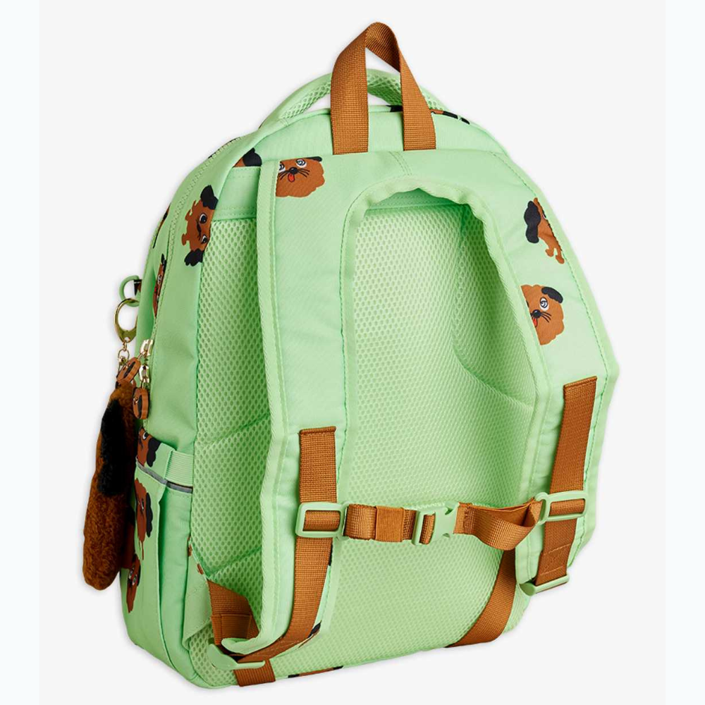 Mini Rodini Plecak dziecięcy Doggies aop Green