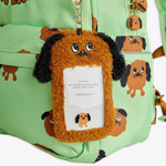 Mini Rodini Plecak dziecięcy Doggies aop Green