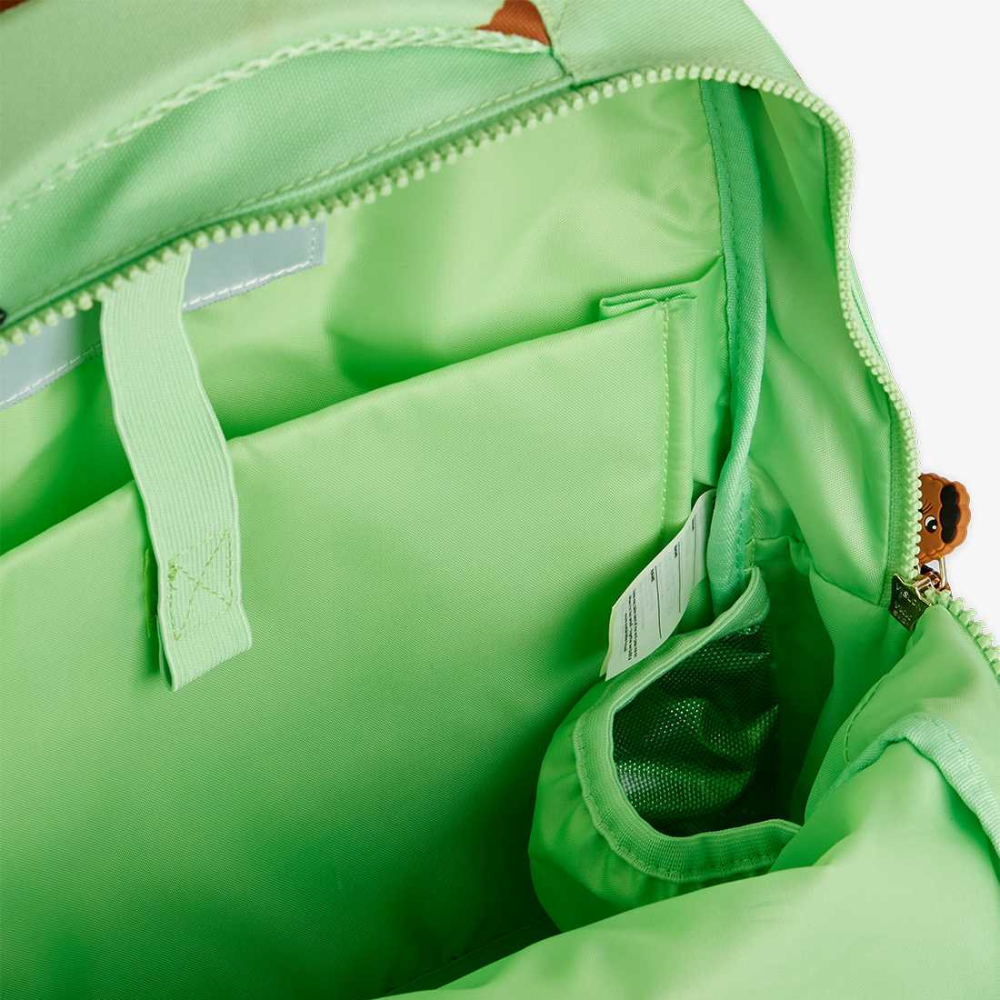 Mini Rodini Plecak dziecięcy Doggies aop Green