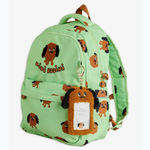 Mini Rodini Plecak dziecięcy Doggies aop Green