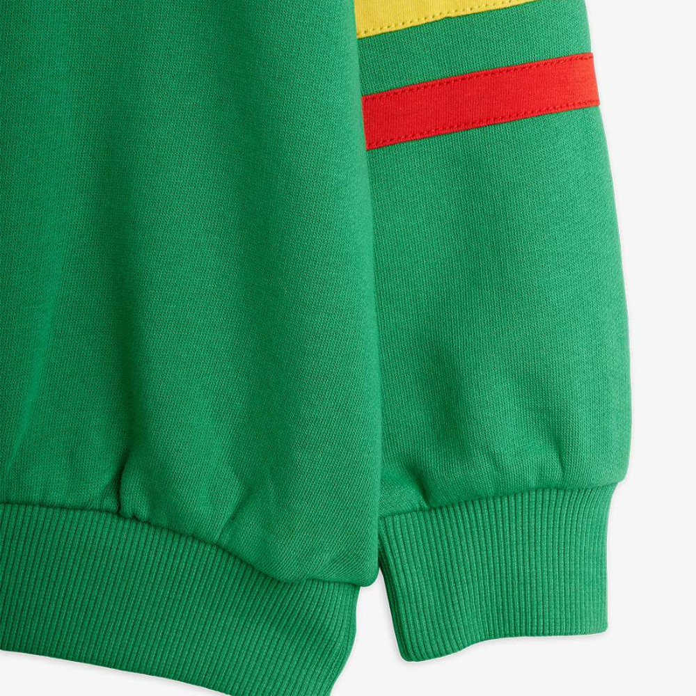 Mini Rodini dziecięca bluza z zamkiem E.T. Green