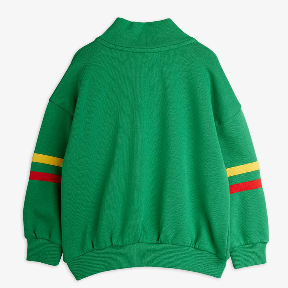 Mini Rodini dziecięca bluza z zamkiem E.T. Green