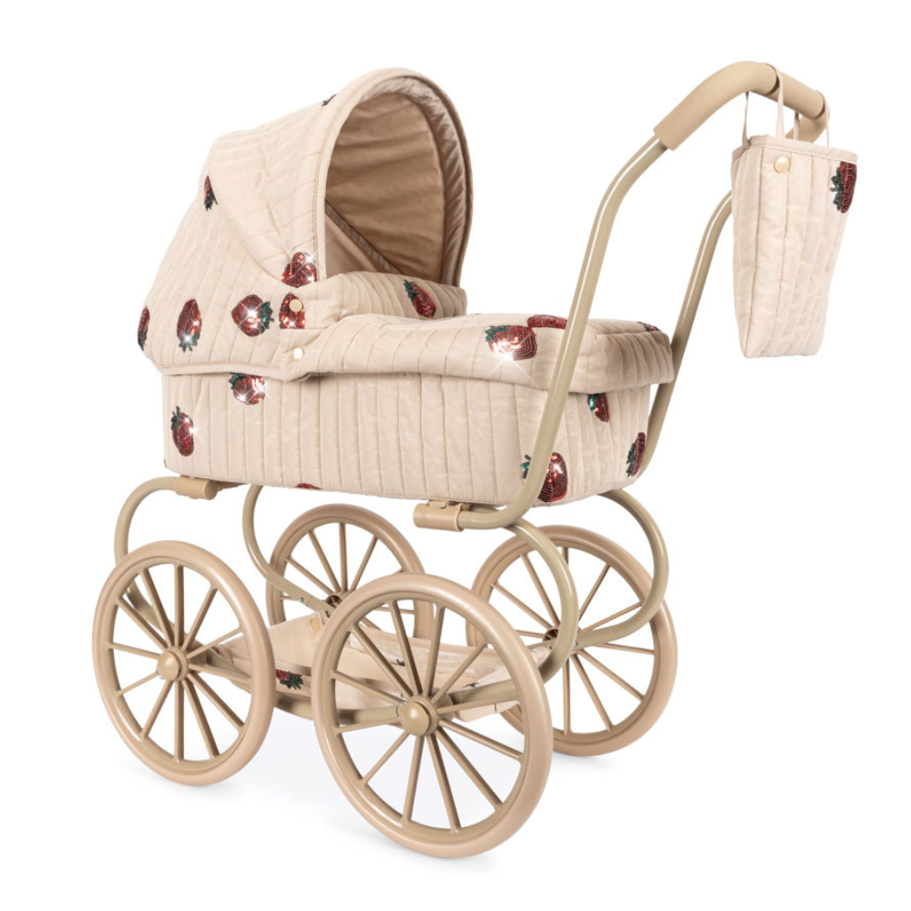 Konges Slojd Wózek dla lalek Minnie Tulle Strawberry