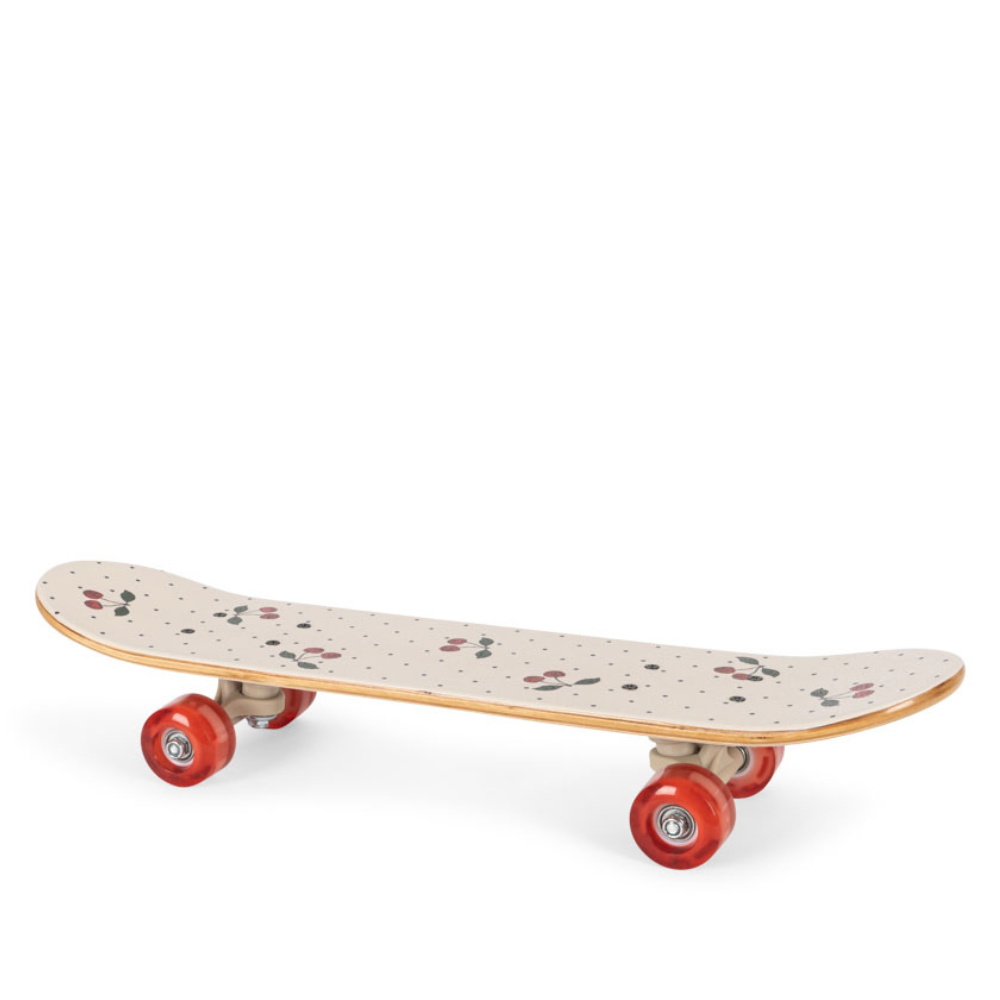 Konges Slojd Deskorolka dla dzieci z świecącymi kółkami Navy Dots