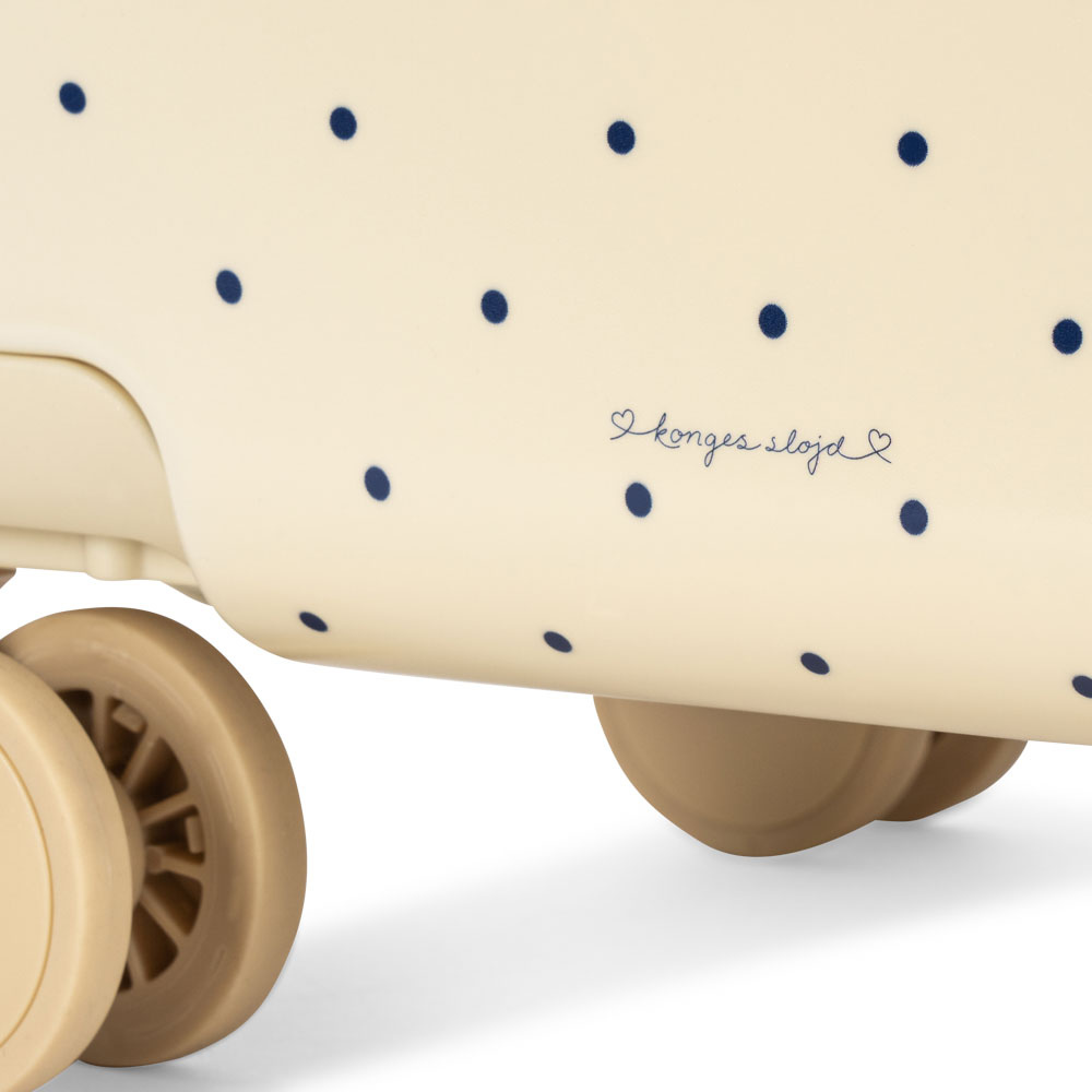 Konges Slojd walizka dla dzieci Navy Dots