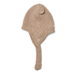 Liewood Wełniana czapka dziecięca Aviana Oat melange