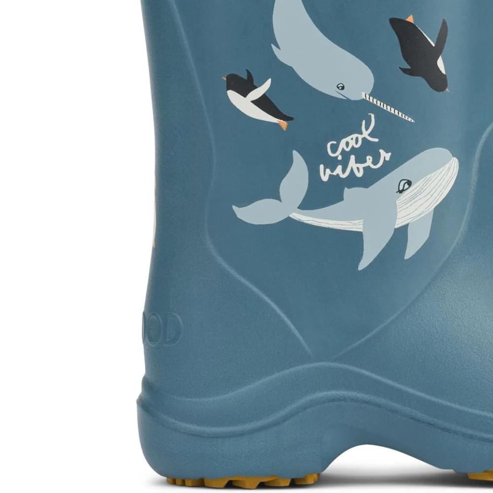 Liewood Kalosze dziecięce Aston  Arctic / Ocean view