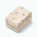 Liewood Pieluszki muślinowe 2-pak Lewis Mini panda / Sandy mix