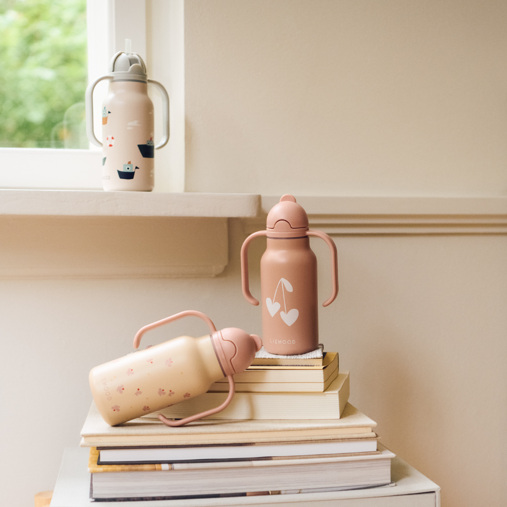 Liewood Butelka na wodę dla dzieci Kimmie Sweethearts / Pale tuscany 250 ml