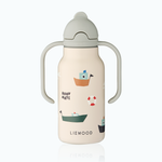 Liewood Butelka na wodę dla dzieci Kimmie Sailing / Sandy 250 ml
