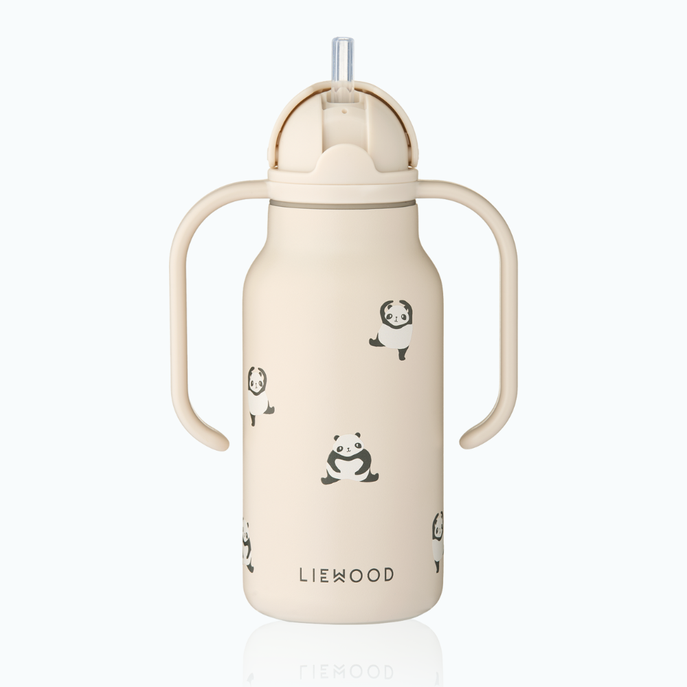 Liewood Butelka na wodę dla dzieci Kimmie Mini panda / Sandy 250 ml