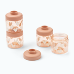 Liewood  pojemniki na przekąski Dominique Sweethearts / Pale tuscany 100ml 4-pak