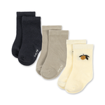 Konges Slojd Skarpetki dziecięce Jacquard 3-pack Lemon mix
