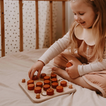 Mrs Ertha Pop & Peek edukacyjne puzzle drewniane