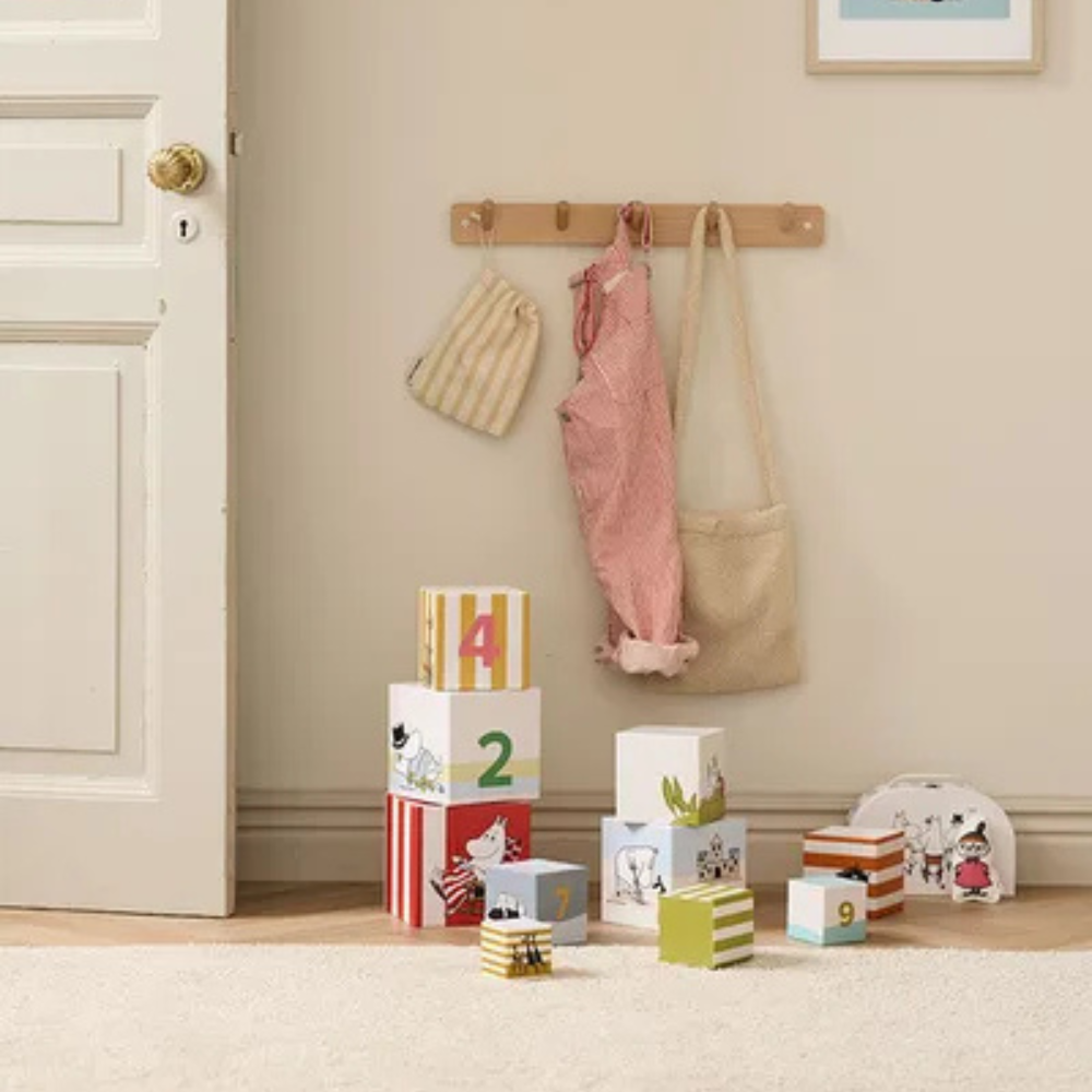 Kid's Concept Wieża/piramida do układania z kostek MOOMIN Multi