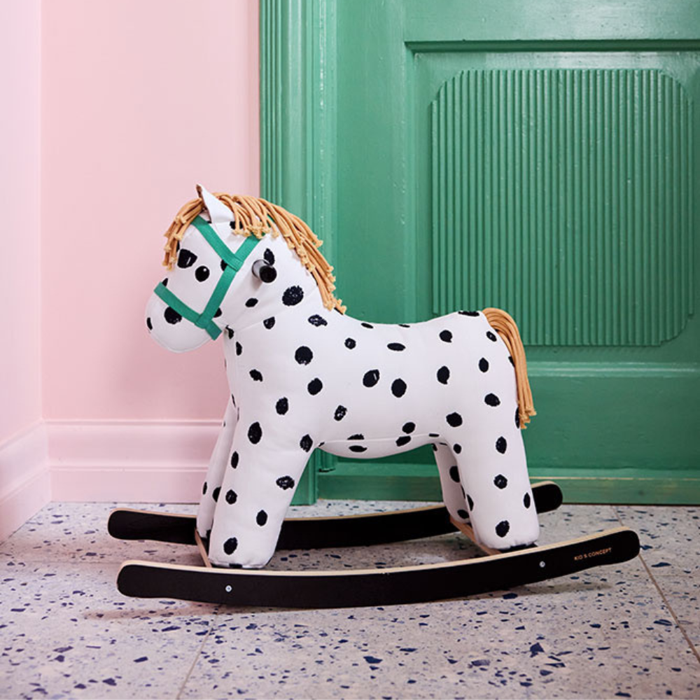 Kid's Concept Konik na biegunach PIPPI White/Black