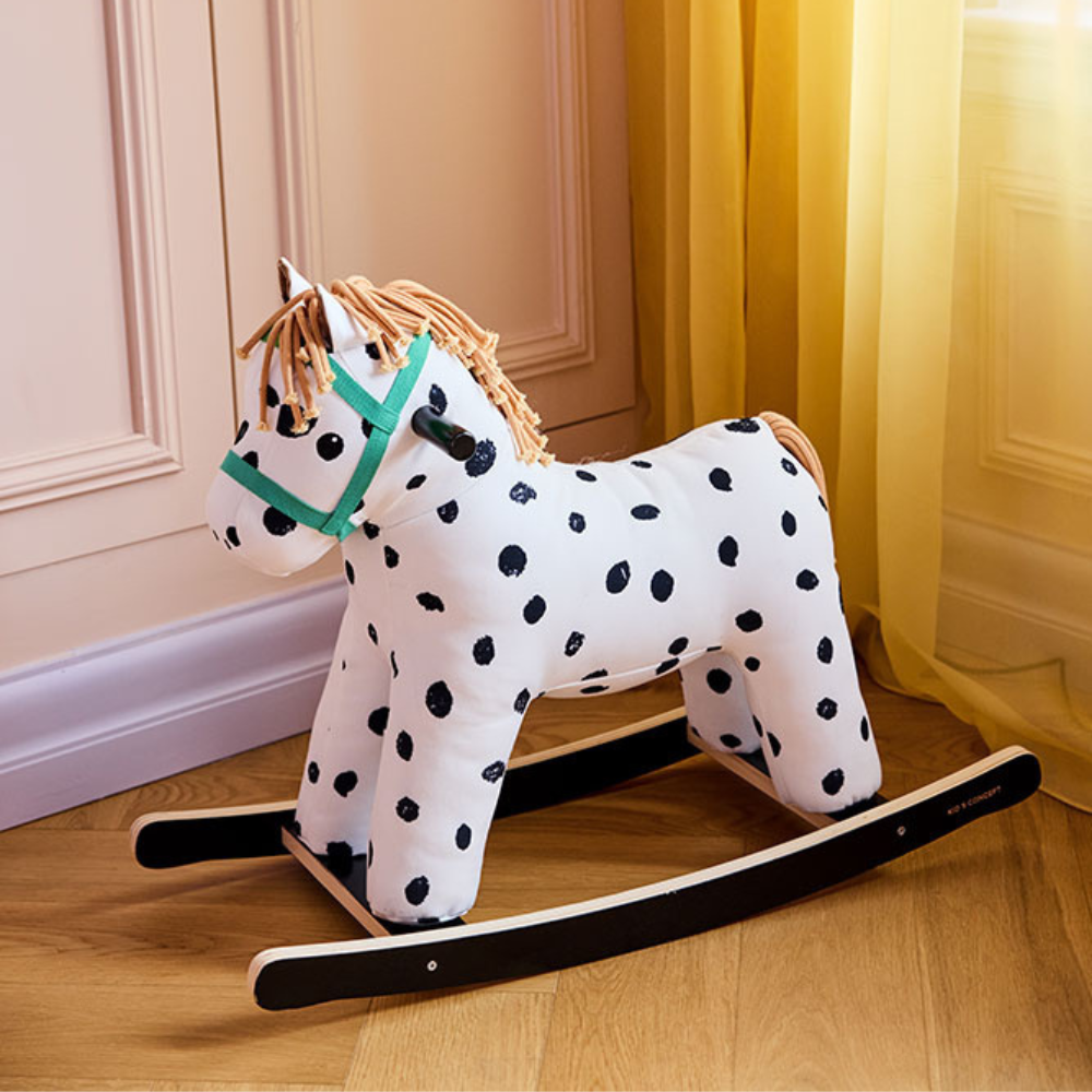 Kid's Concept Konik na biegunach PIPPI White/Black