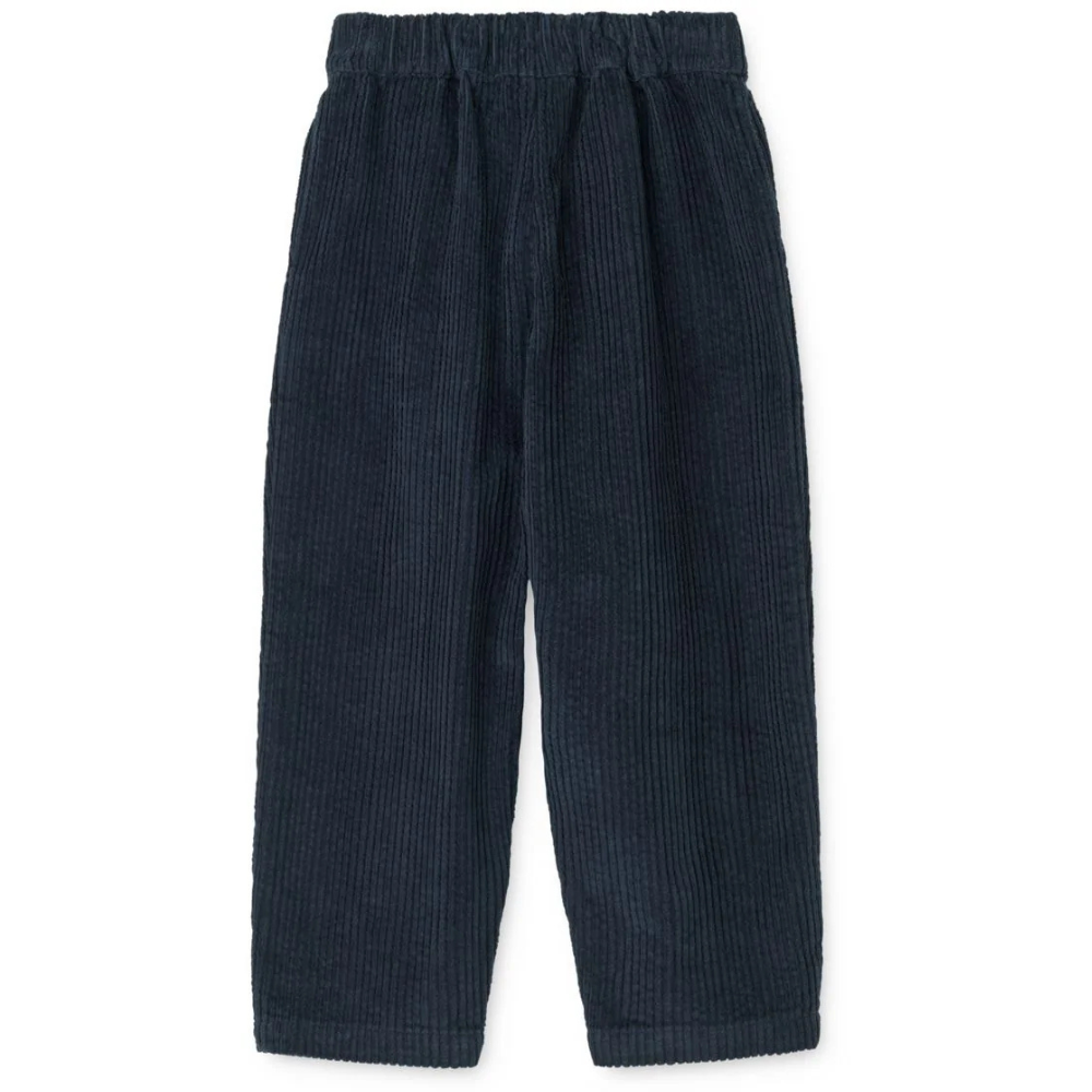 Liewood Sztruksowe Spodnie chłopięce Borris Classic Navy