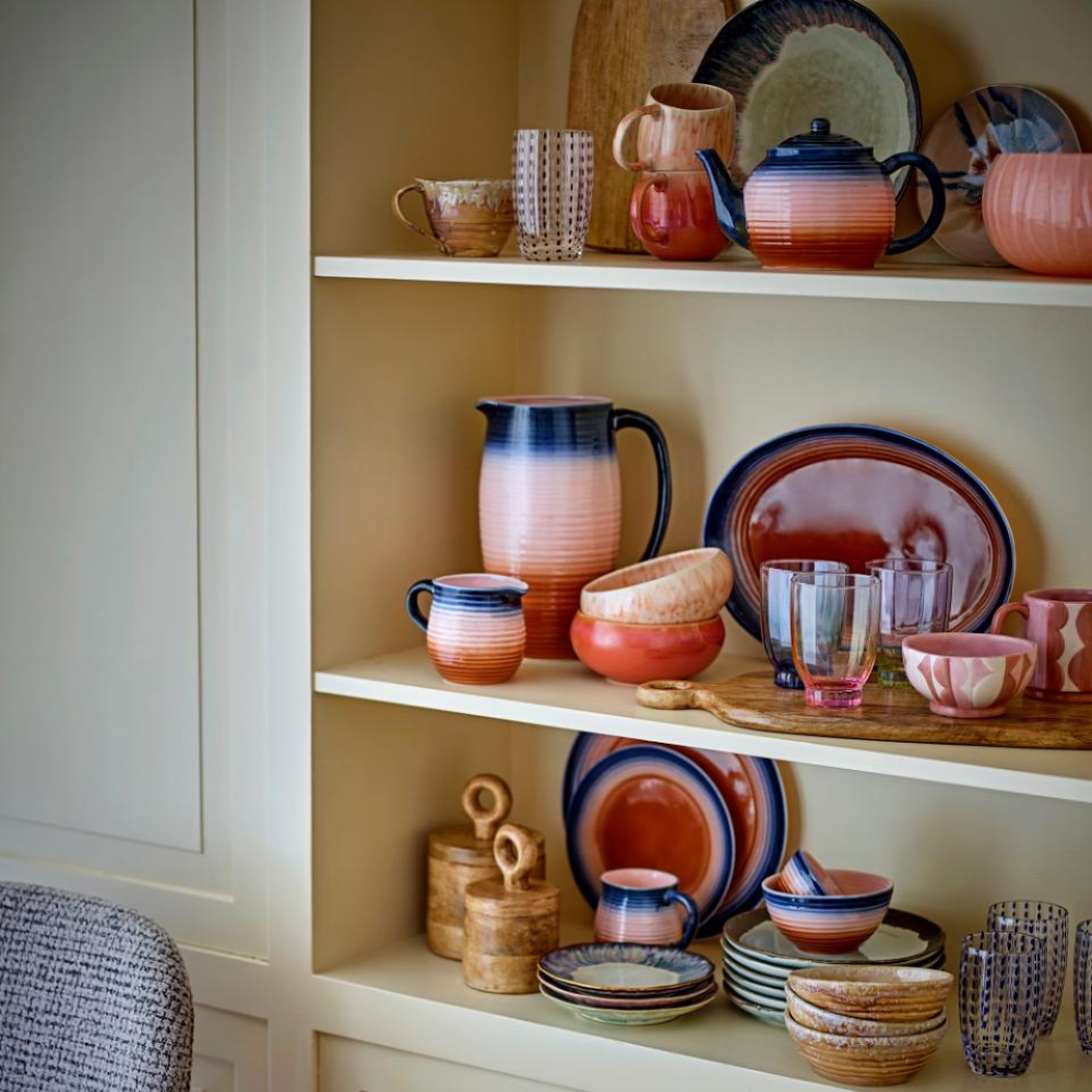 Bloomingville Zestaw kubków z kamionki Tatum Multi 4szt.